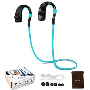Sport Stereo In-Ear Sweatproof Noise Cancelling Bl